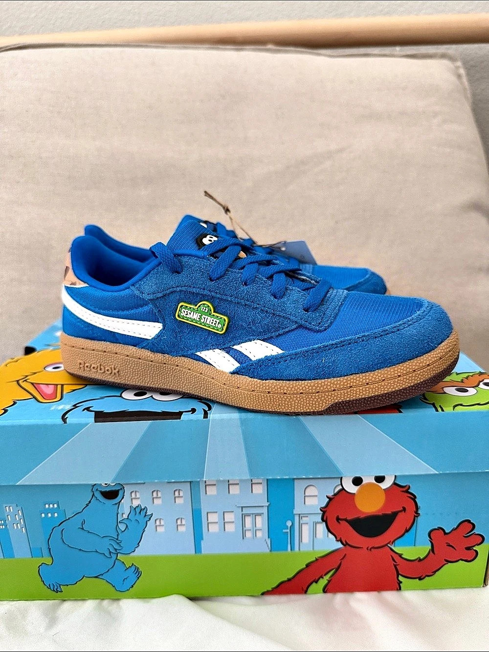 Reebok Sesame Street x Reebok Club C Revenge Little Kid 'Cookie Monster'
